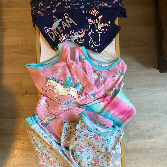 Unicorn Pajama Set for Kids - Picture 1 of 4